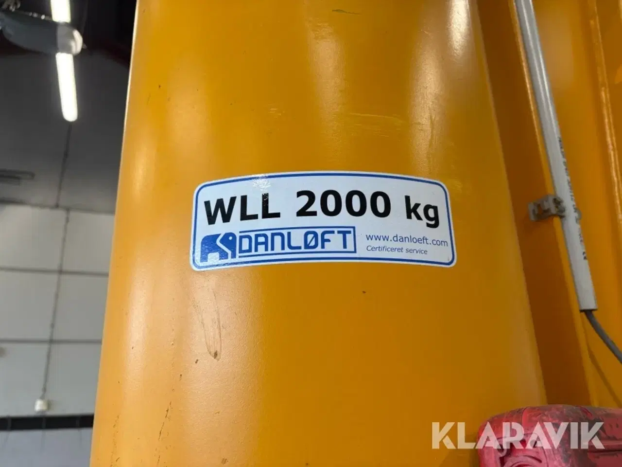 Billede 4 - Værkstedskran Danløft M20 - 3,0 2000kg