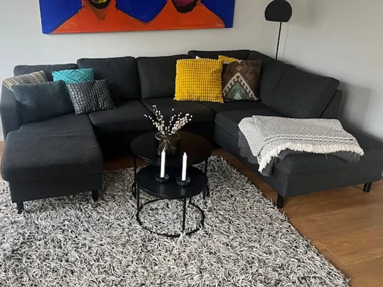 Billede 2 - U-Sofa incl. dobbelt sofaborde