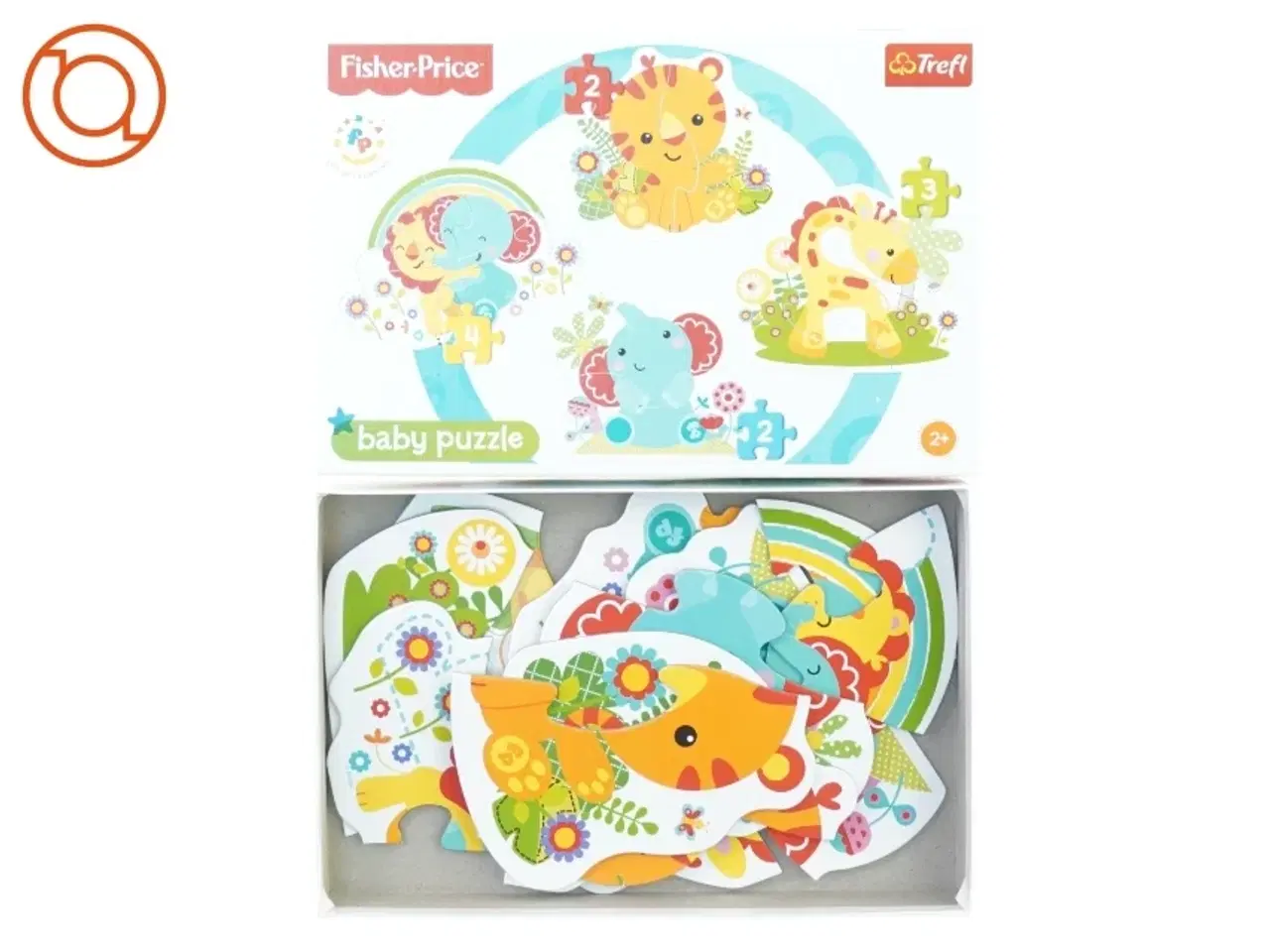 Billede 3 - Puslespil til små børn fra Fisher Price (str. 29 x 19 cm)