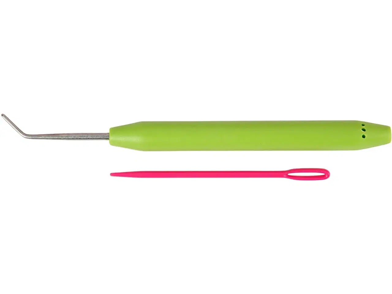 Billede 1 - Ergonomisk Strikkenål og Krog - 2 stk. i Pakke