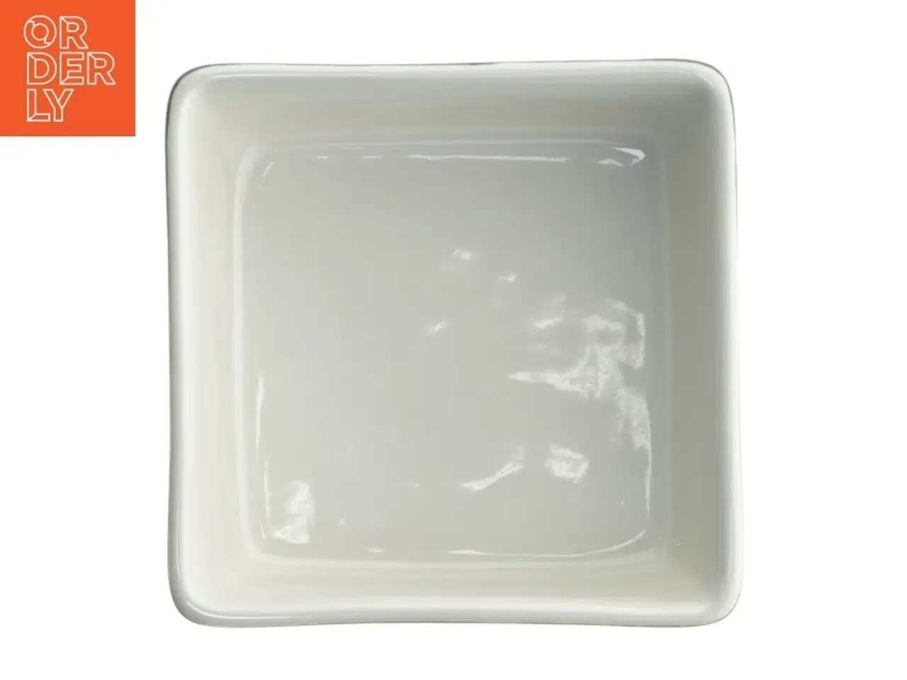 Billede 7 - Kvadratiske fade i hvid porcelæn