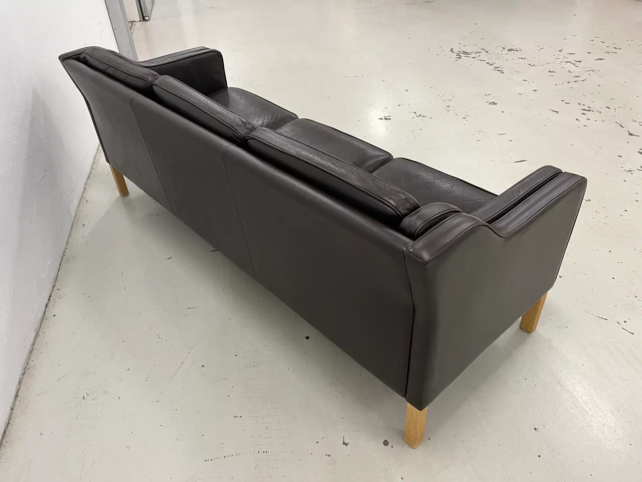 Billede 8 - Mogens Hansen MH195 3 Pers.Sofa i Dark Brown læder