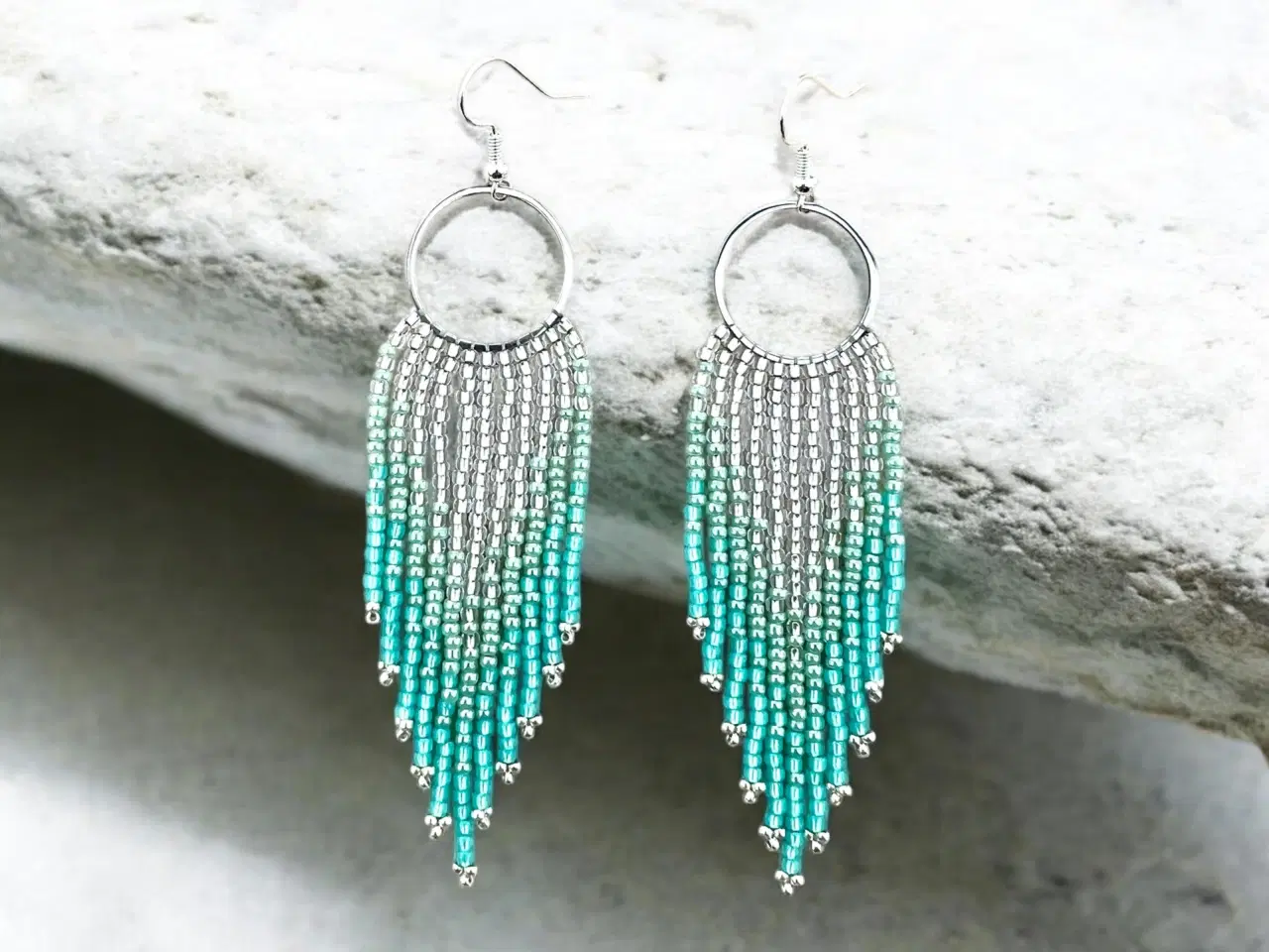 Billede 4 - Grønlandske perle øreringe