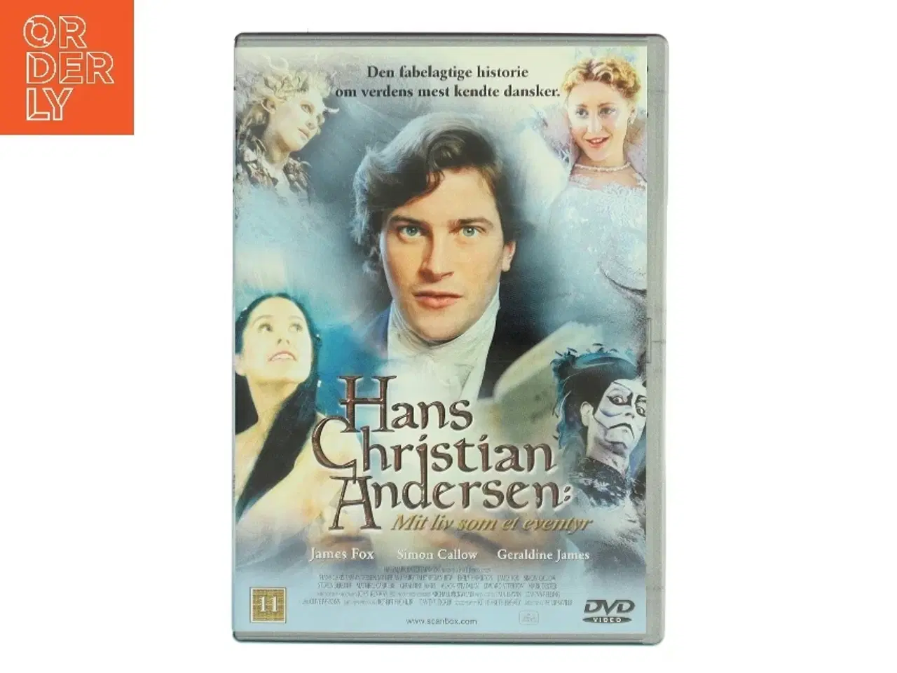 Billede 1 - Hans Christian Andersen: Mit liv som et eventyr med James Fox (DVD)