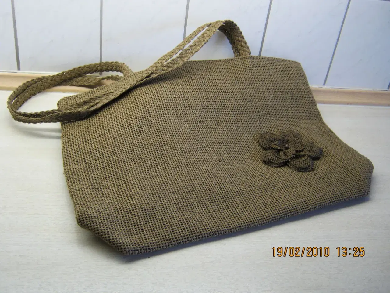 Billede 2 - Taske/Strandtaske i siv, brun 