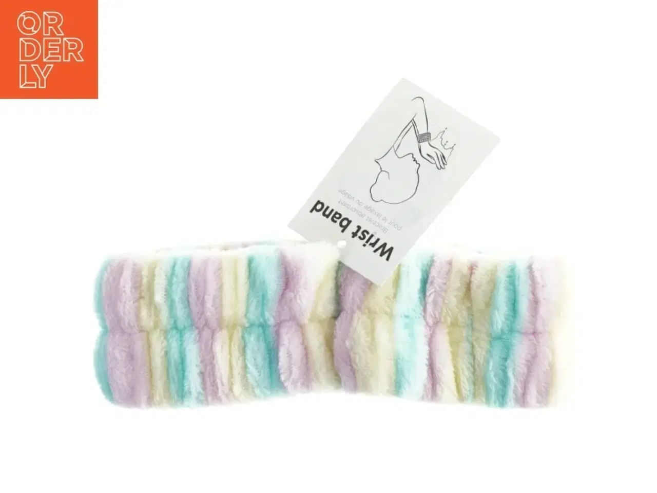 Billede 1 - Blødt flerfarvet håndledsbånd (str. Ø 7 cm)