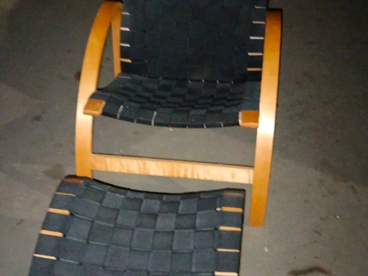 Billede 4 - 2 lænestole og 2 fodskammel