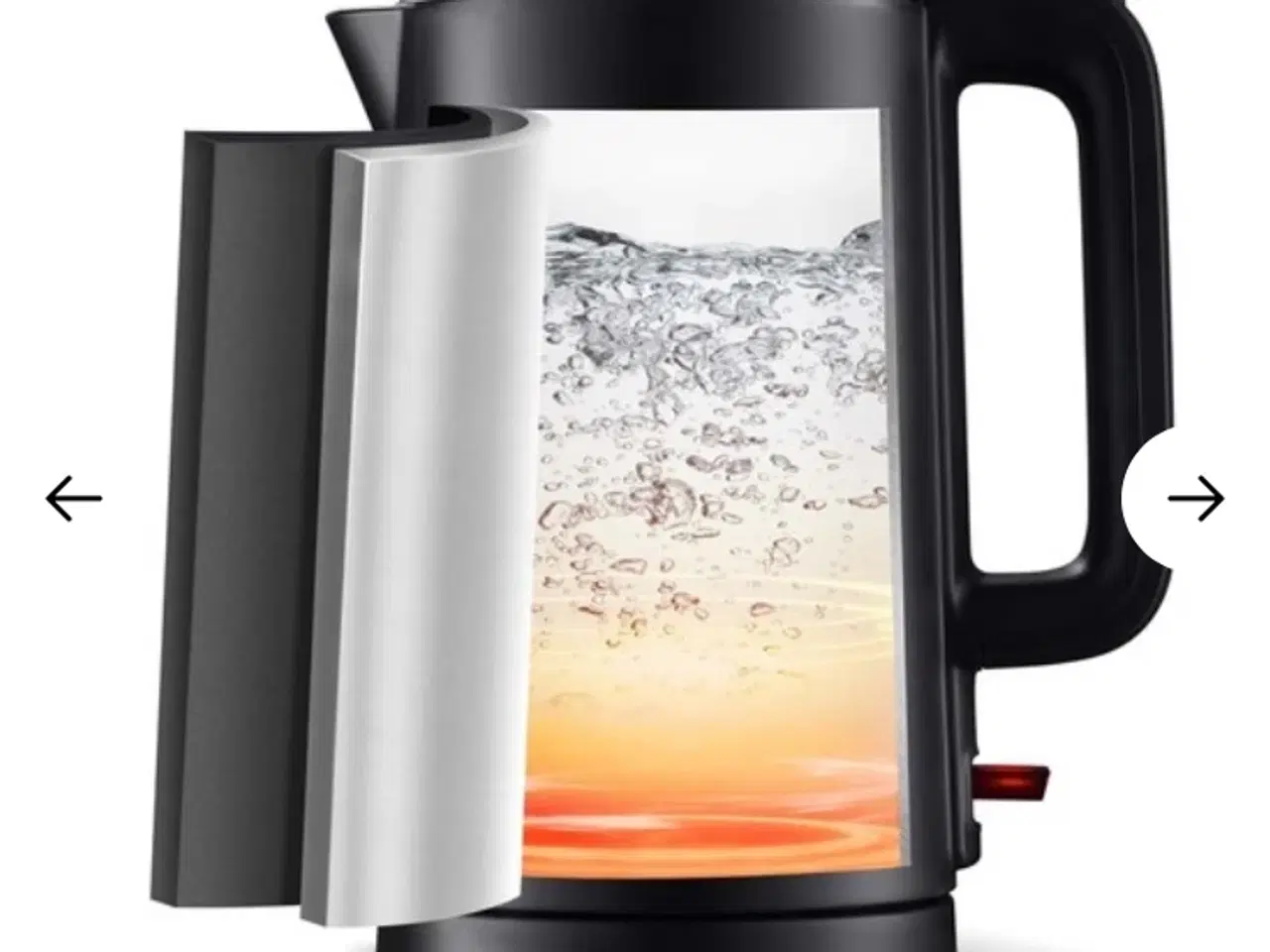 Billede 5 - HELT NY og UÅBNET OBH Thermo Protect-elkedel sort 