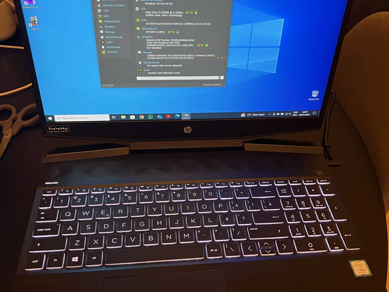 Billede 1 - Bærbar Pavillion Gaming 15