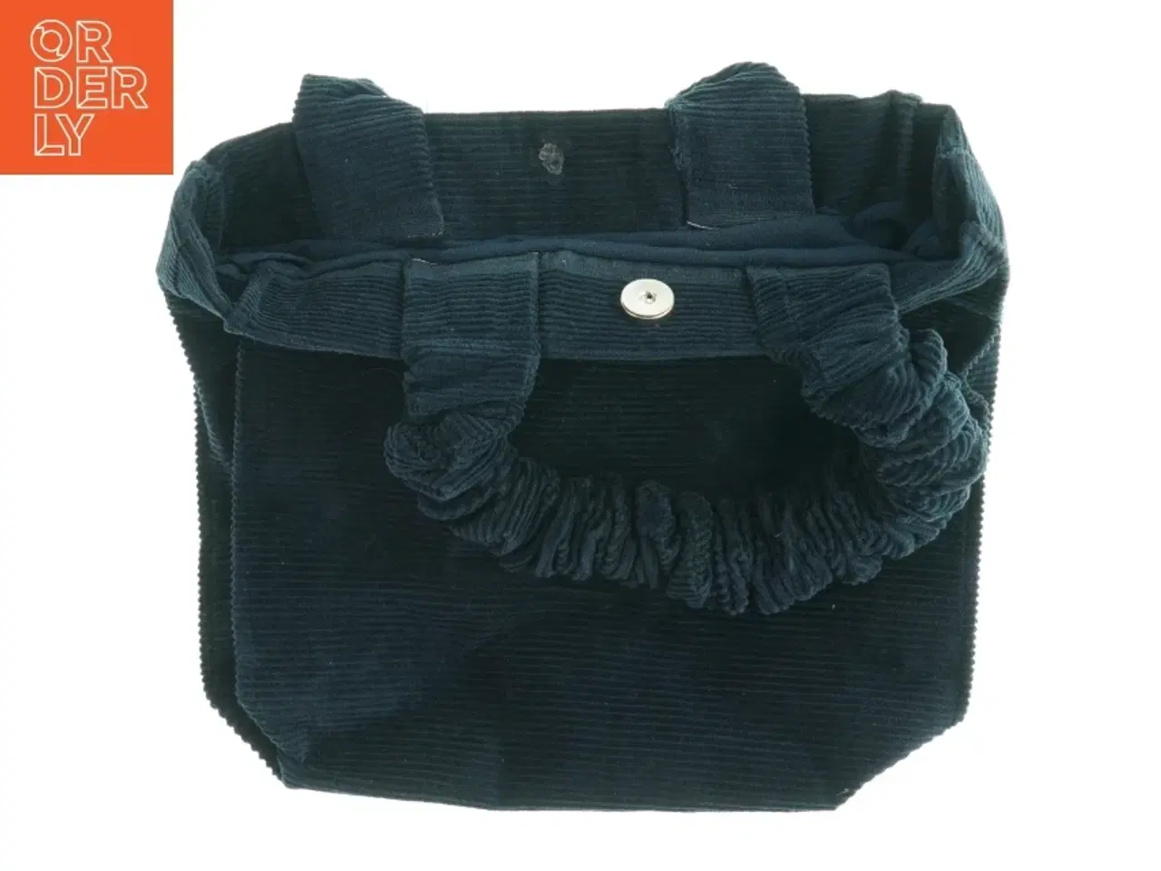 Billede 2 - Fløjlshåndtaske (str. 27 x 25 cm)