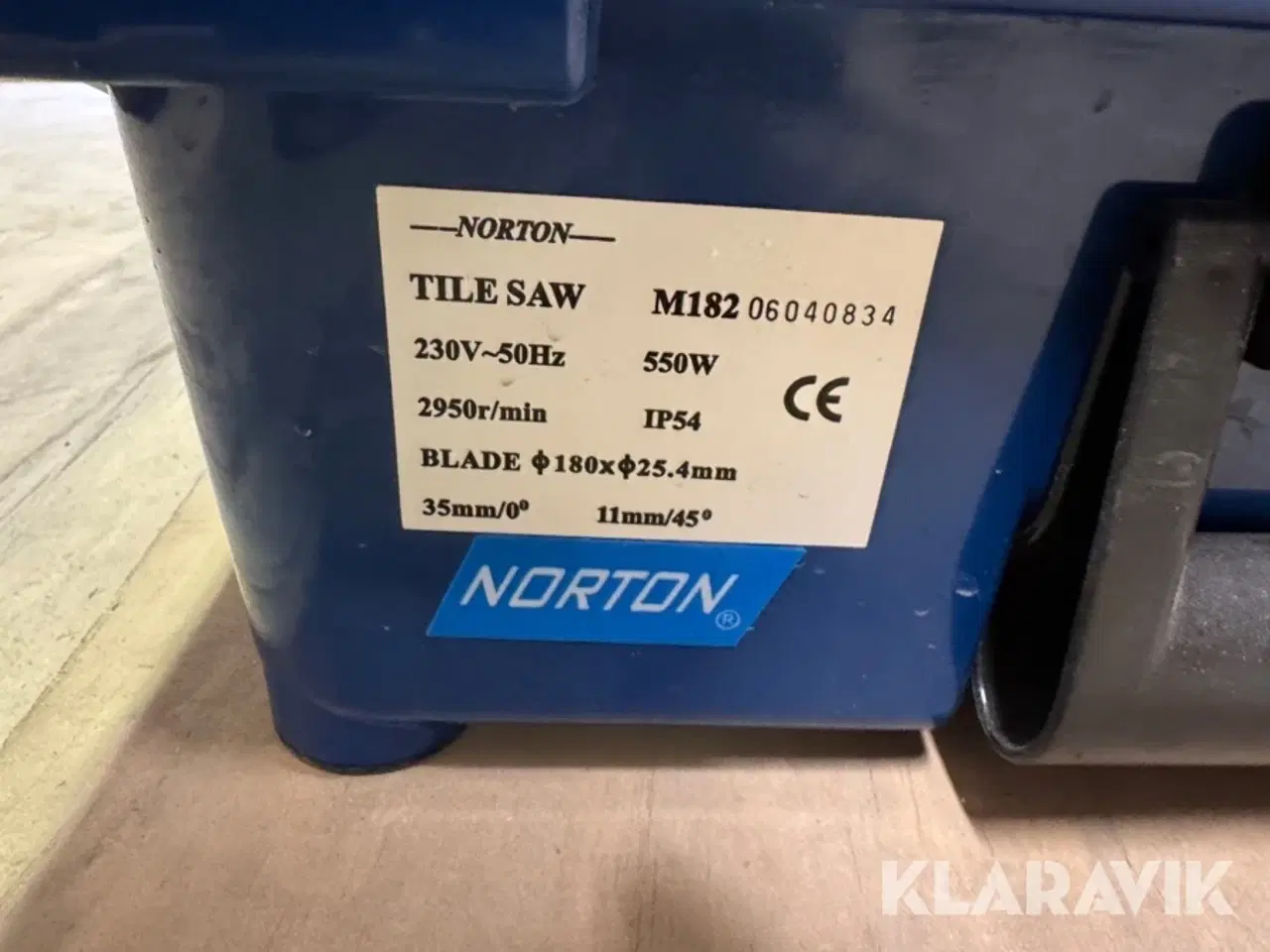 Billede 5 - Fliseskærer Norton M182
