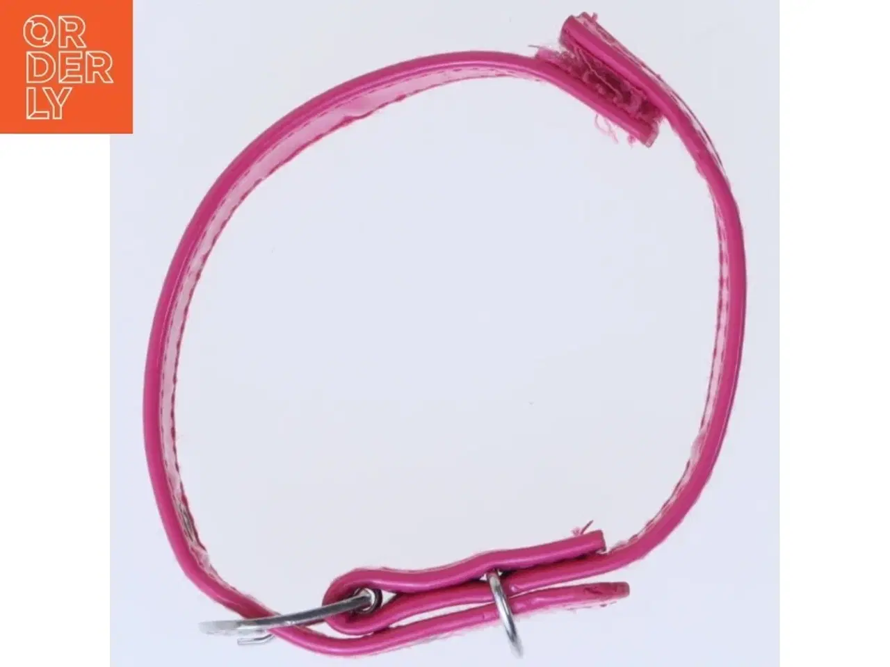 Billede 2 - Pink bamse hundehalsbånd (str. 29 cm)