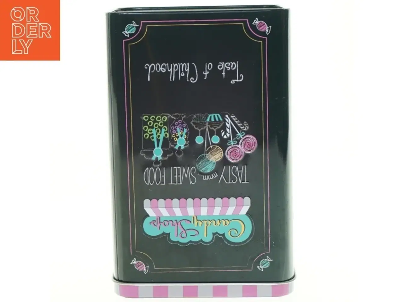 Billede 5 - Metal dåse med Candy Shop design fra Honos (str. 20 x 10 x 13 cm)