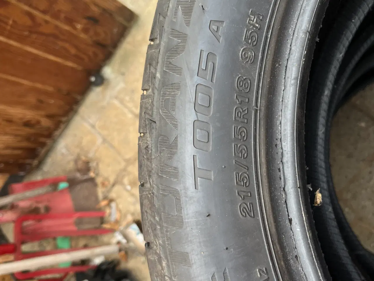 Billede 4 - 4 Bridgestone 215/55-18 6-7mm 