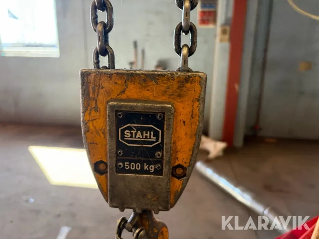 Billede 3 - Kran Stahl Søjlesvingkran med el-kædetalje