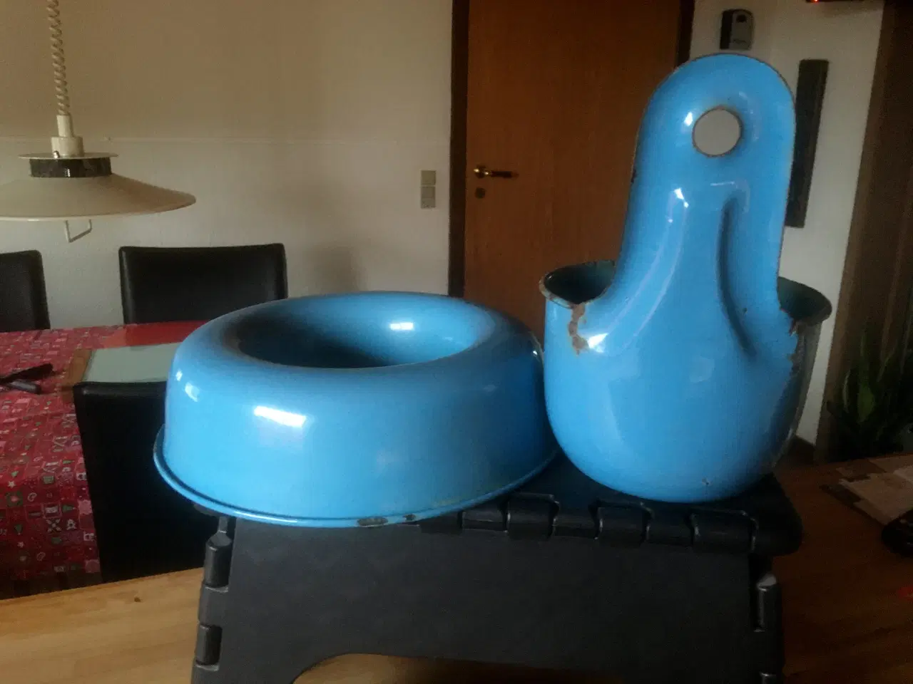 Billede 4 - Madam Blå randform, sæbebeholder & gammel randform