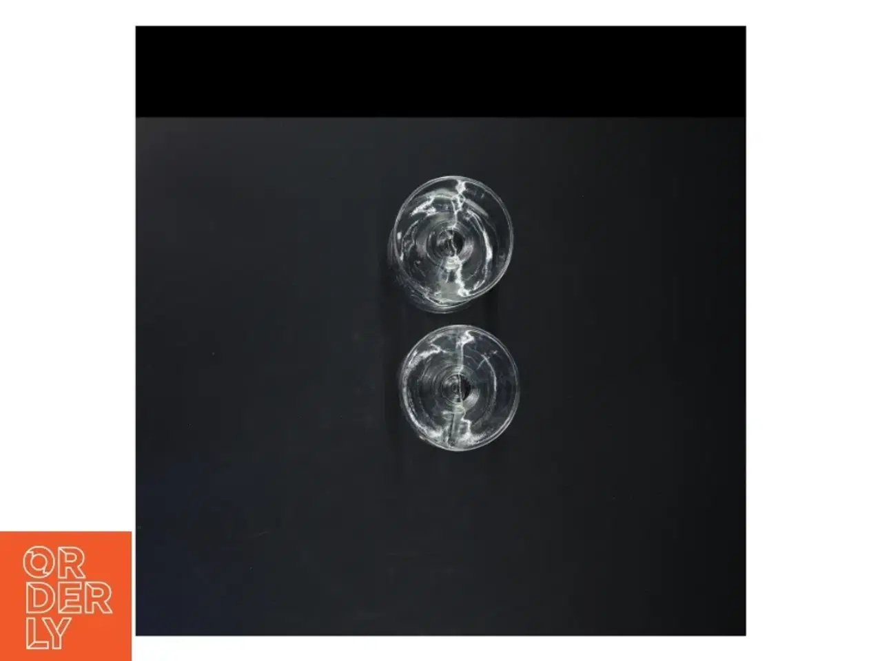 Billede 4 - Glas lysestager, 2 styk (str. 8 cm. 2 styk)