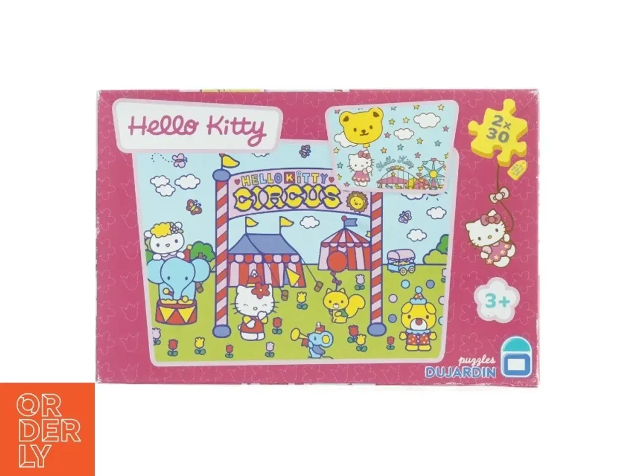 Billede 1 - Hello Kitty puslespil fra Dujardin (str. 22,5 x 16,5 cm)