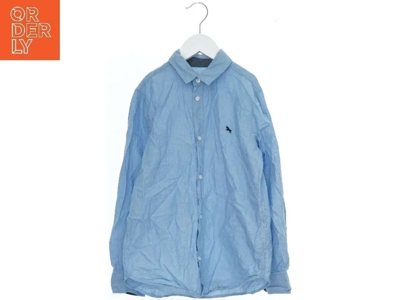 Billede 1 - Lyseblå skjorte fra Logg (str. 140)