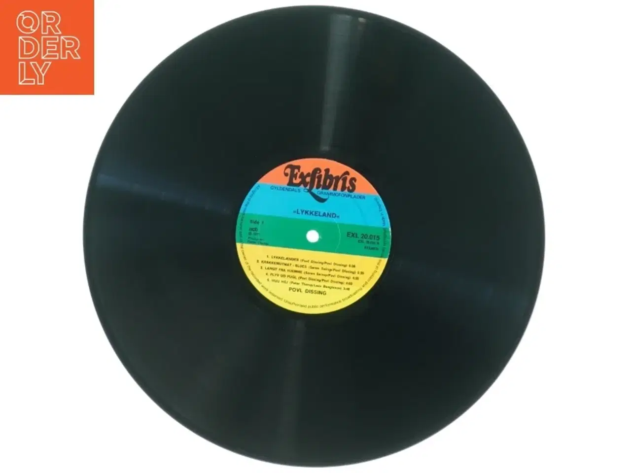 Billede 3 - Povl Dissing &#39;Lykkeland&#39; Vinylplade fra Exlibris (str. 31 x 31 cm)