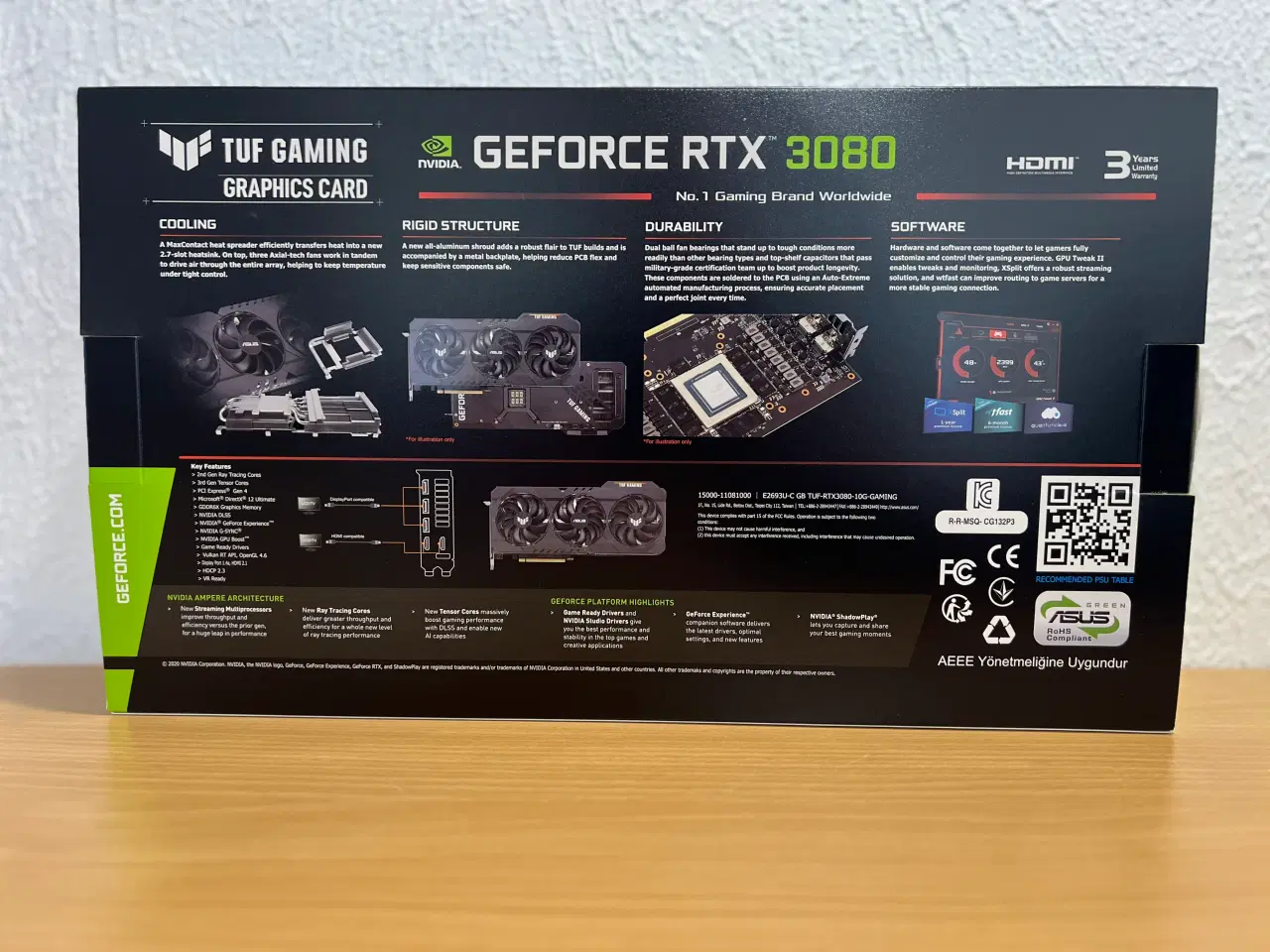 Billede 3 - GeForce Rtx 3080 ASUS 10GB GDDR6X RAM TUF GAMING G