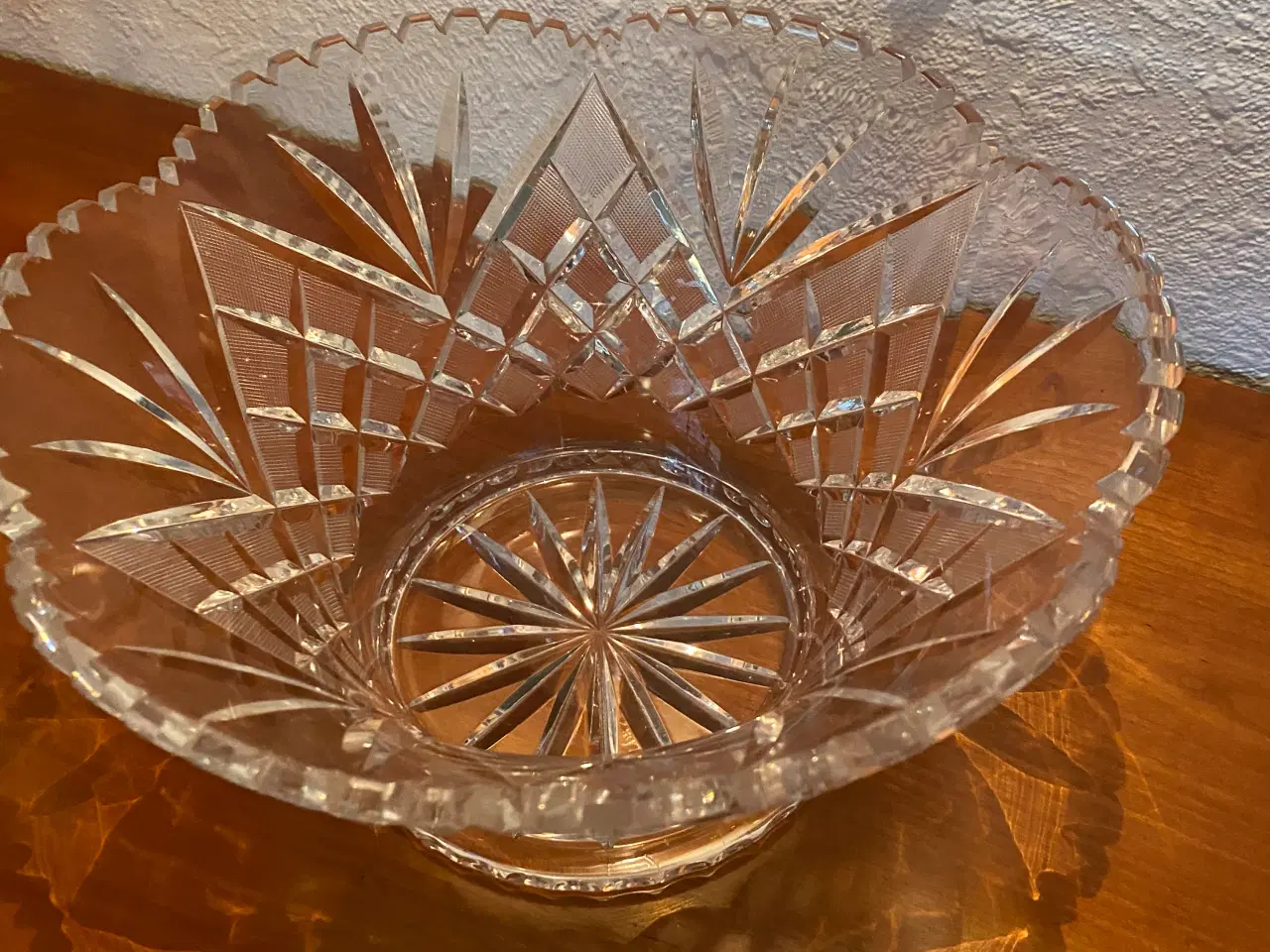 Billede 3 - Krystal glas skåle med flotte slibninger