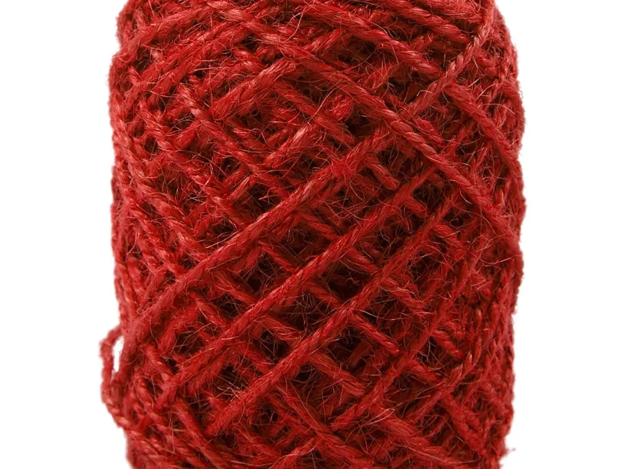 Billede 1 - Naturhamp, tykkelse 1-2 mm, rød, 150m/ 1 rl.