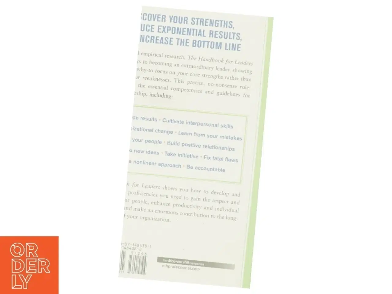 Billede 3 - The Handbook for Leaders : 24 Lessons for Extraordinary Leadership by John H., Folkman, Joseph Zenger af Zenger, John H. / Folkman, Joseph (Bog)