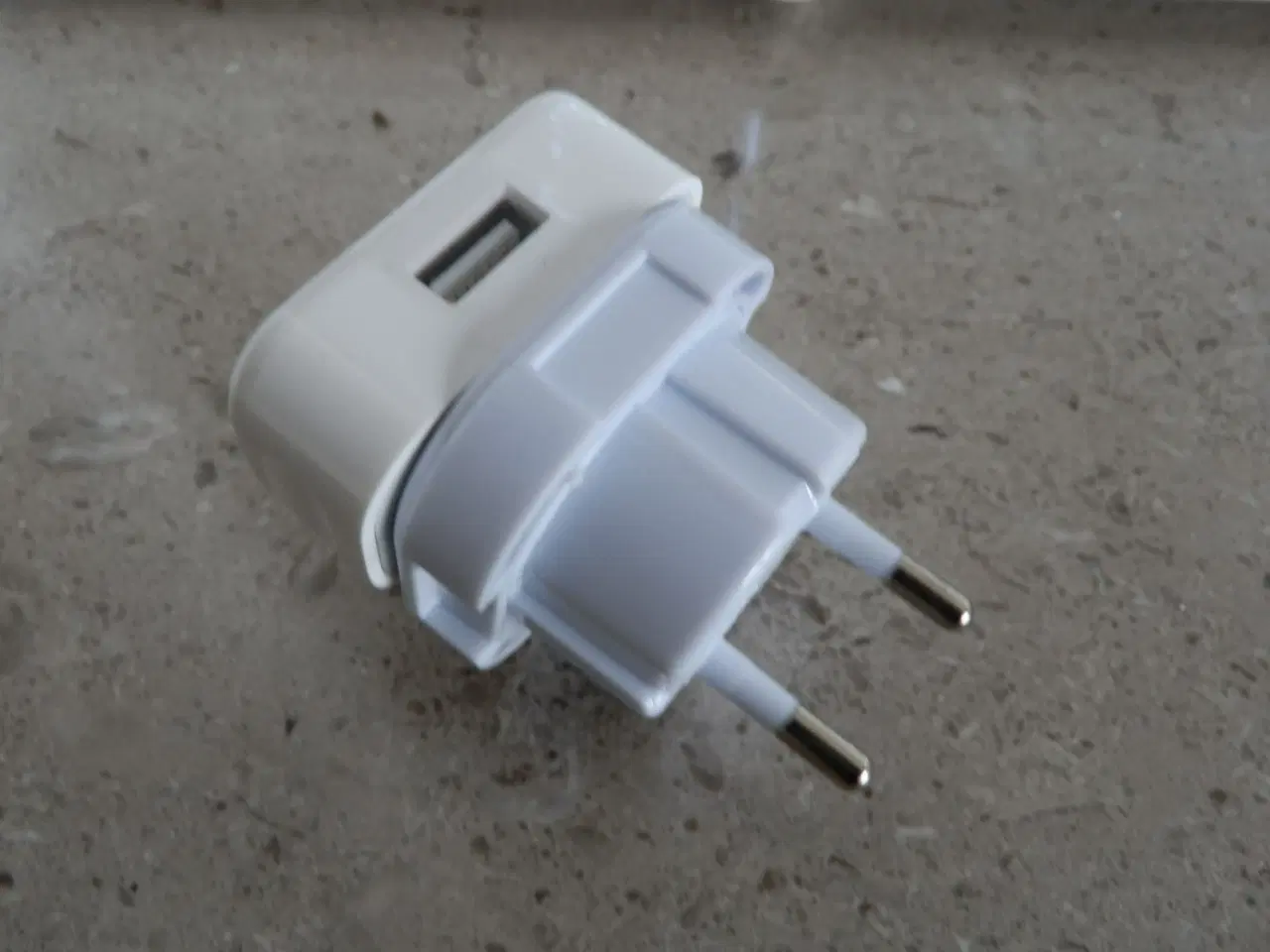 Billede 8 - Original 5W USB Power Adapter DK/UK 