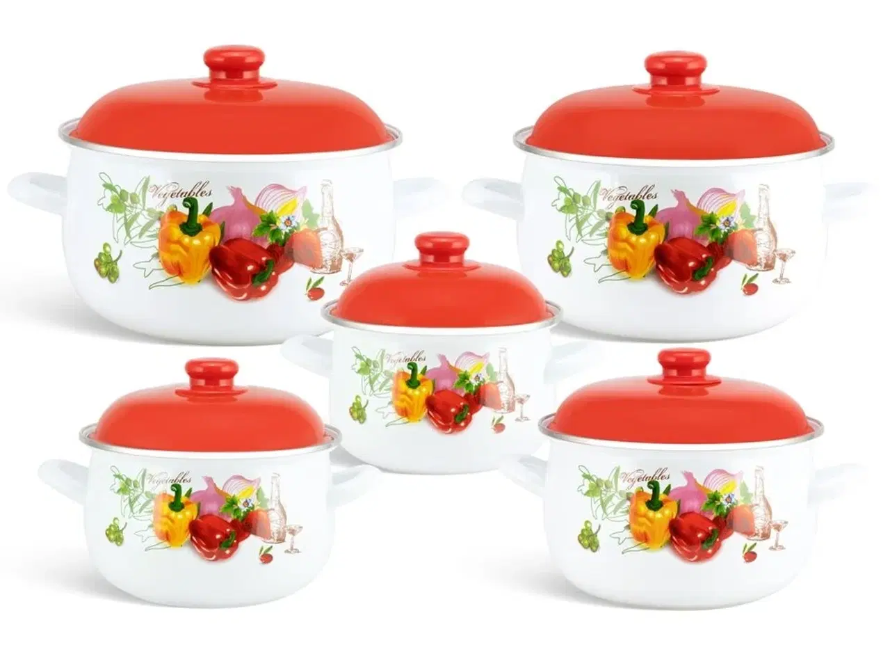 Billede 1 - 10 dele grydesæt.