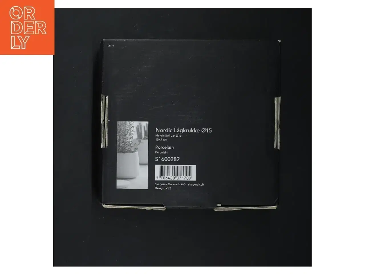 Billede 3 - Porcelæns lågkrukke Ø 16 cm fra Skagerak (str. Ø 16 cm)