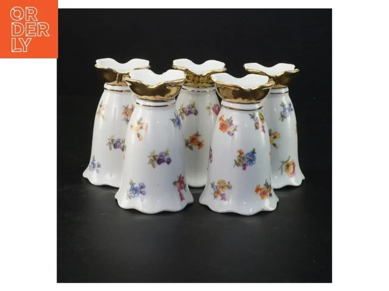 Billede 4 - Porcelæns vaser, små (str. 10 x 6,5 cm)