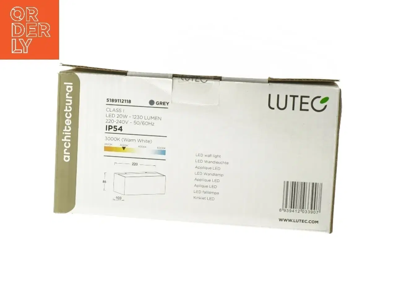 Billede 2 - LUTEC LED Udendørslampe