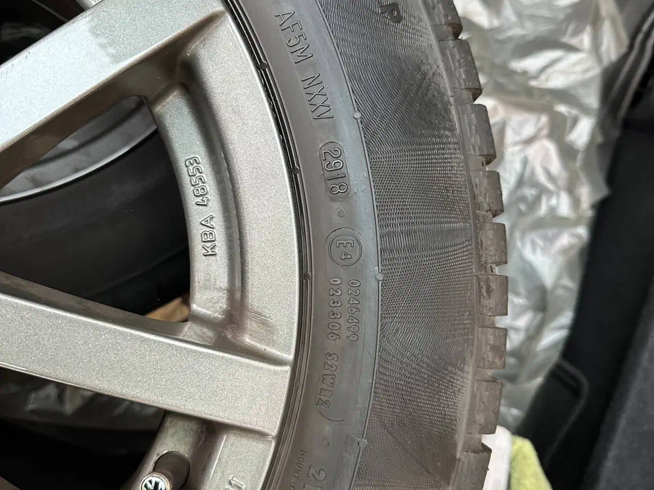 Billede 5 - Vinterdæk på alu fælge