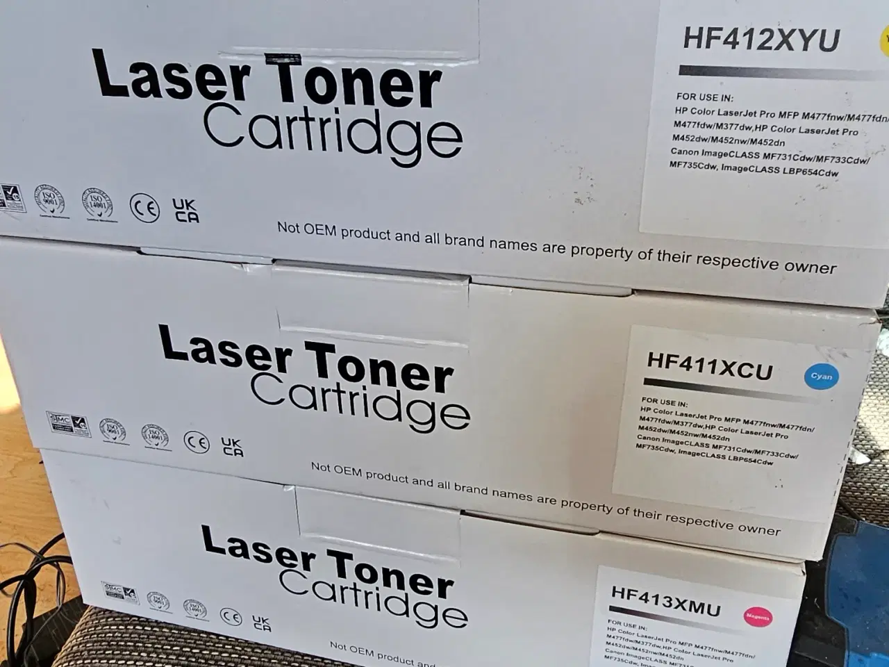 Billede 1 - Laser Toner HF411XCU