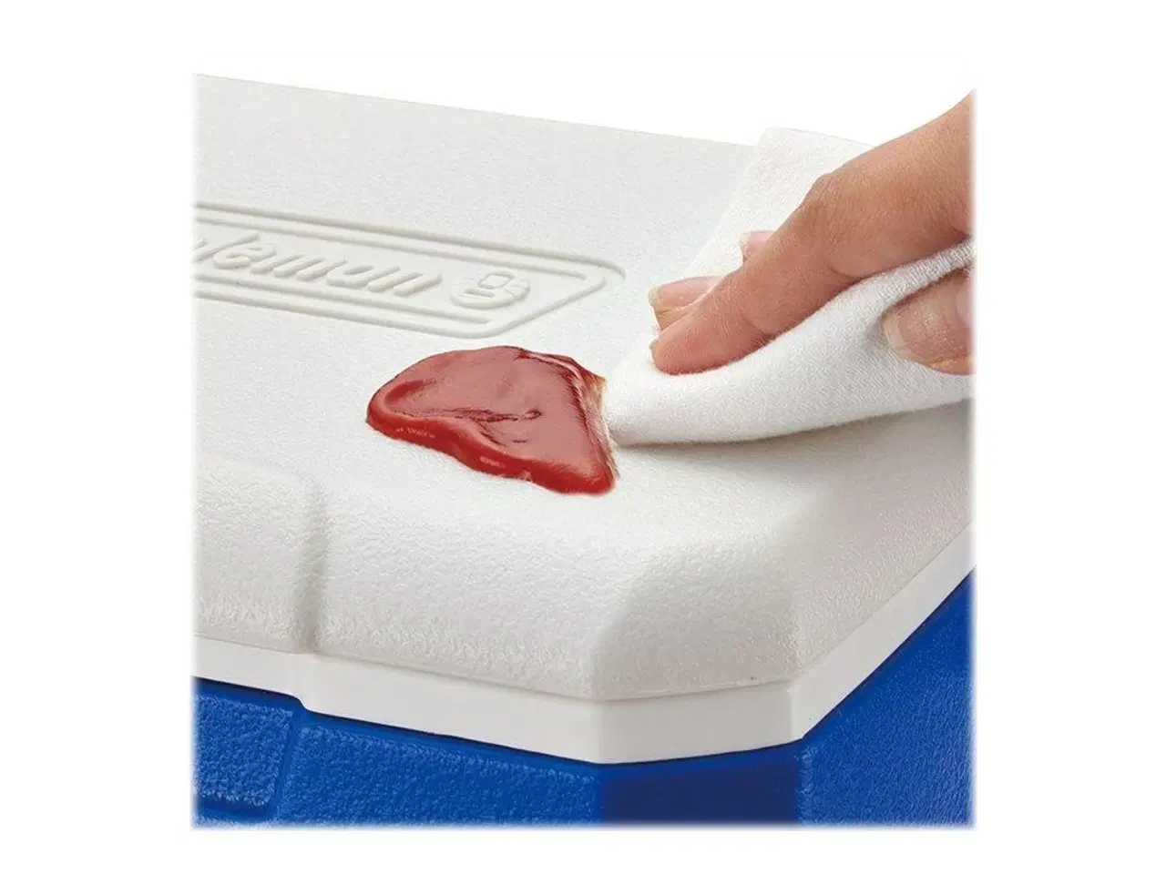 Billede 2 - Køleboks Coleman FlipLid 6 – 4,7 l – blå/hvid