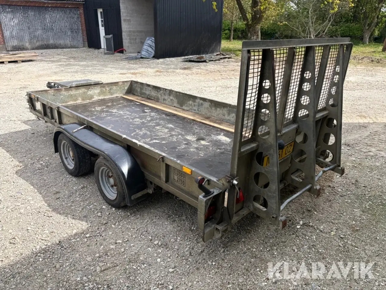 Billede 6 - Maskintrailer Ifor Williams GP 126 3500 kg. 2-akslet