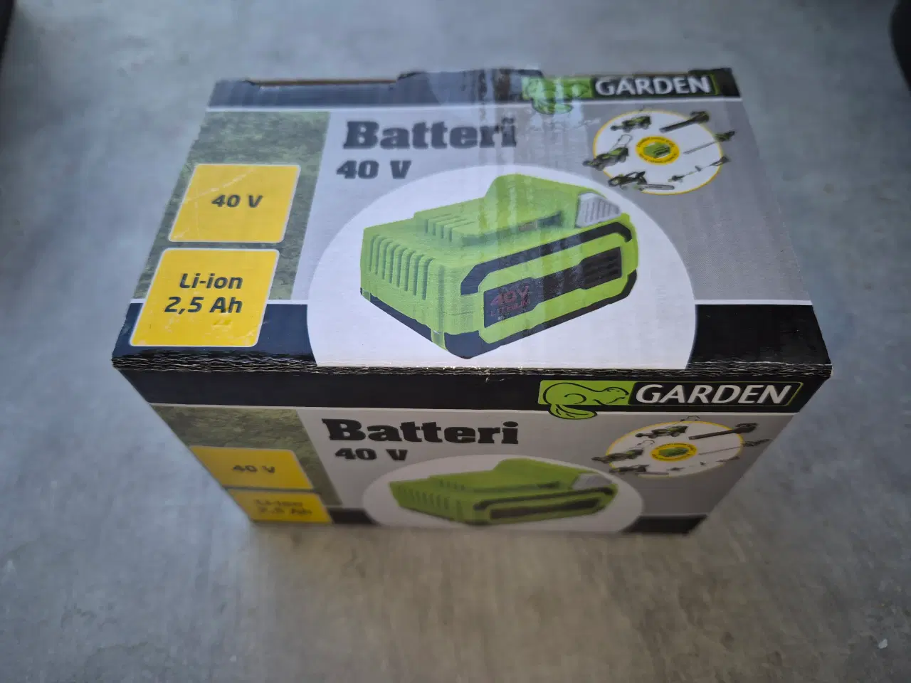 Billede 2 - Batteri til Garden 40V 2,5Ah Li-ion