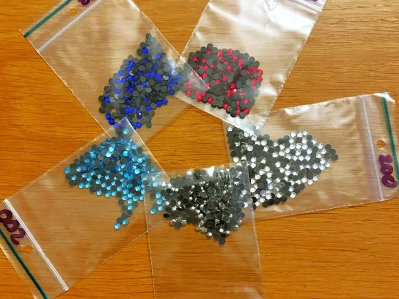 Billede 7 - Blingsten / simili-sten til pynt på tøj