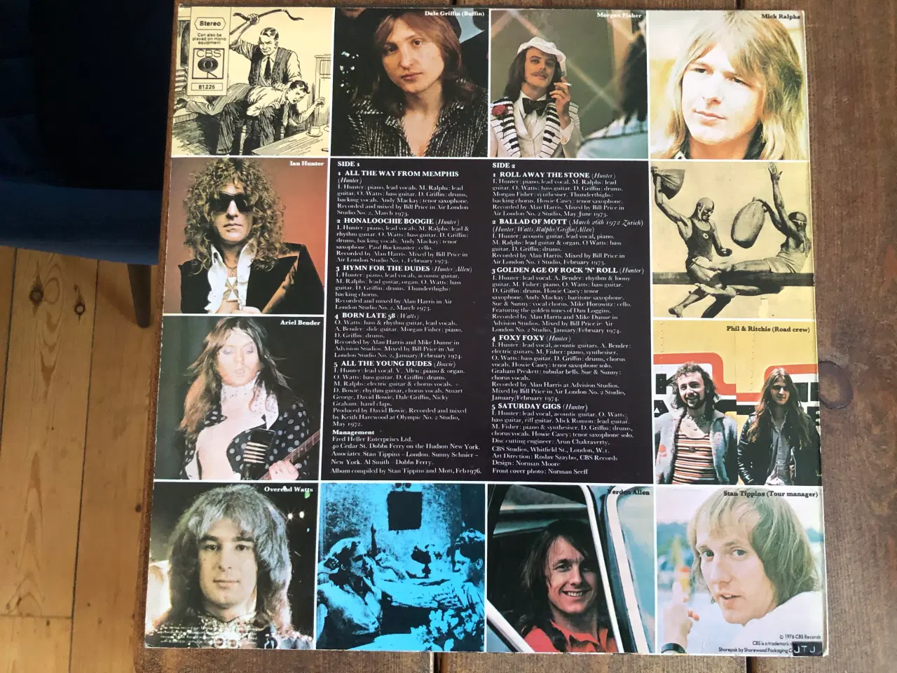 Billede 2 - LP. Mott the Hoople. Great hits. VG++/VG++