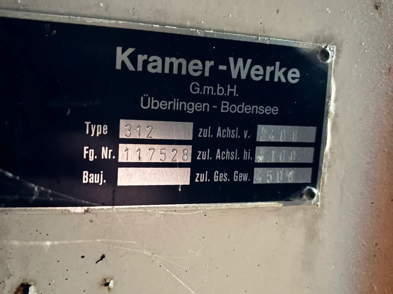 Billede 4 - Kramer 312SE