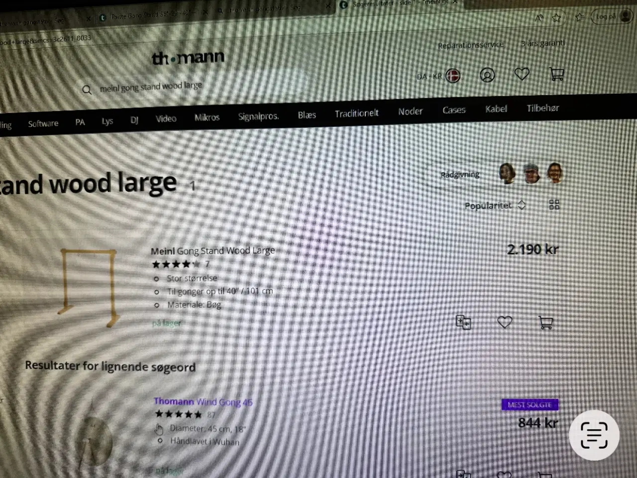 Billede 5 - Meinl gong stativ, stativ, gong