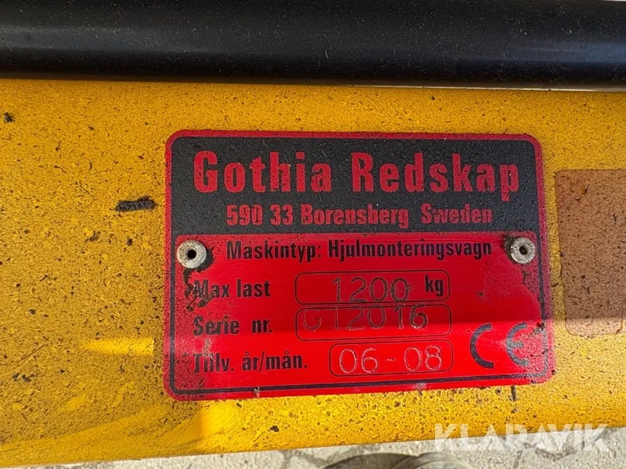 Billede 5 - Hjulløfter 1200kg GR