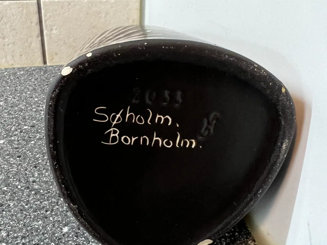 Billede 2 - Søholm keramik, sort vase