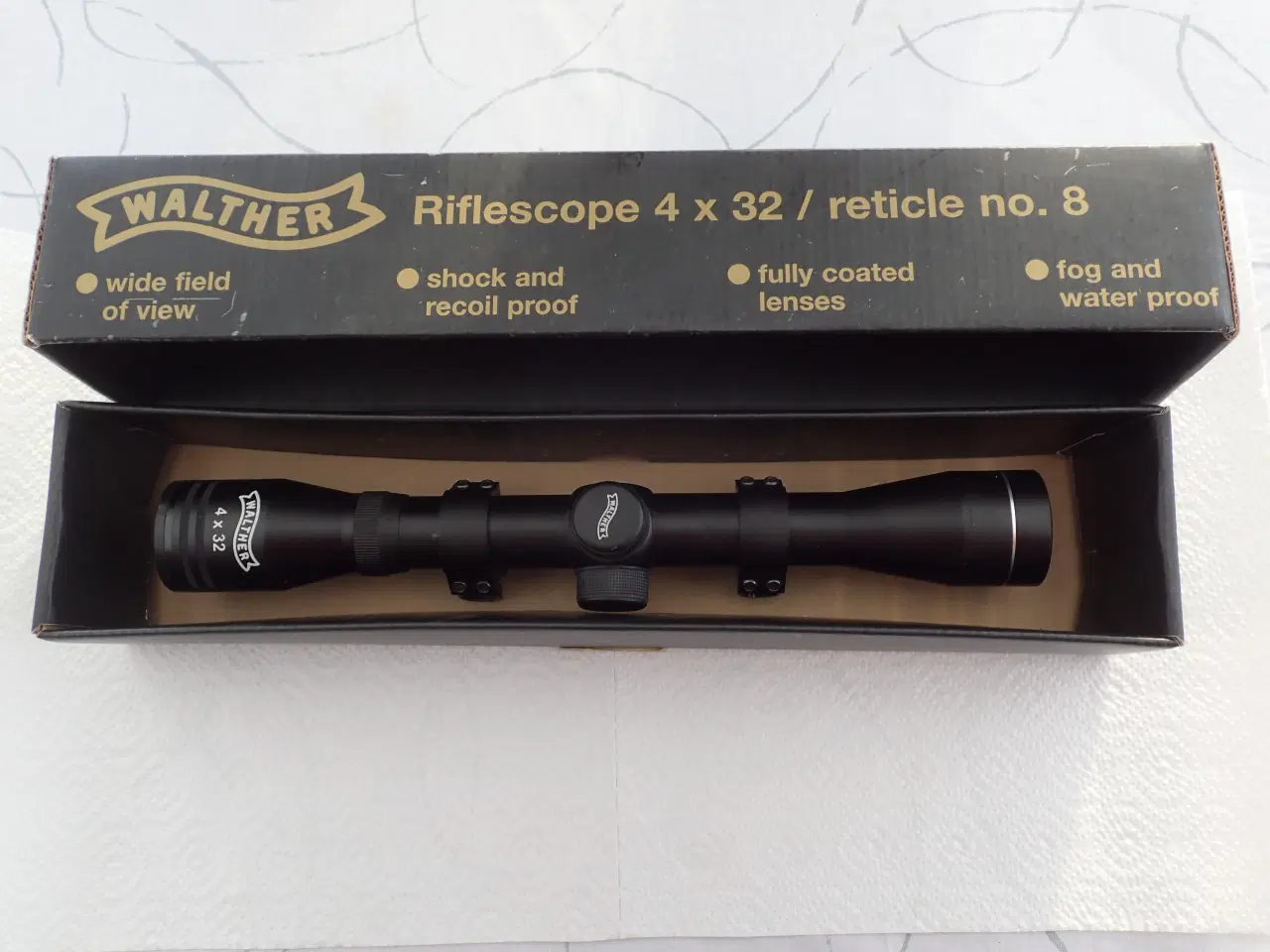 Billede 12 - kikkertsigte 4x32 til luftgevær eller salonriffel.