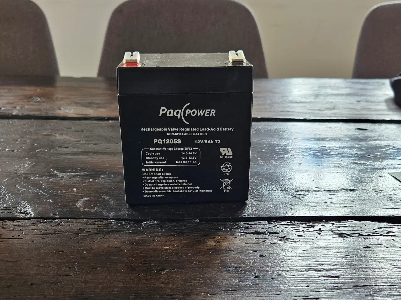 Billede 1 - PQ1205S batteri sælges