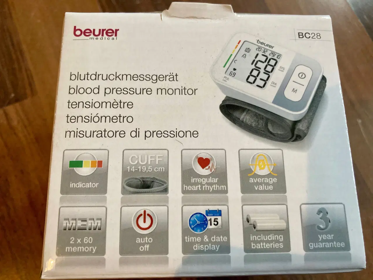 Billede 5 - Beurer BC28 blodtryksmåler til håndled
