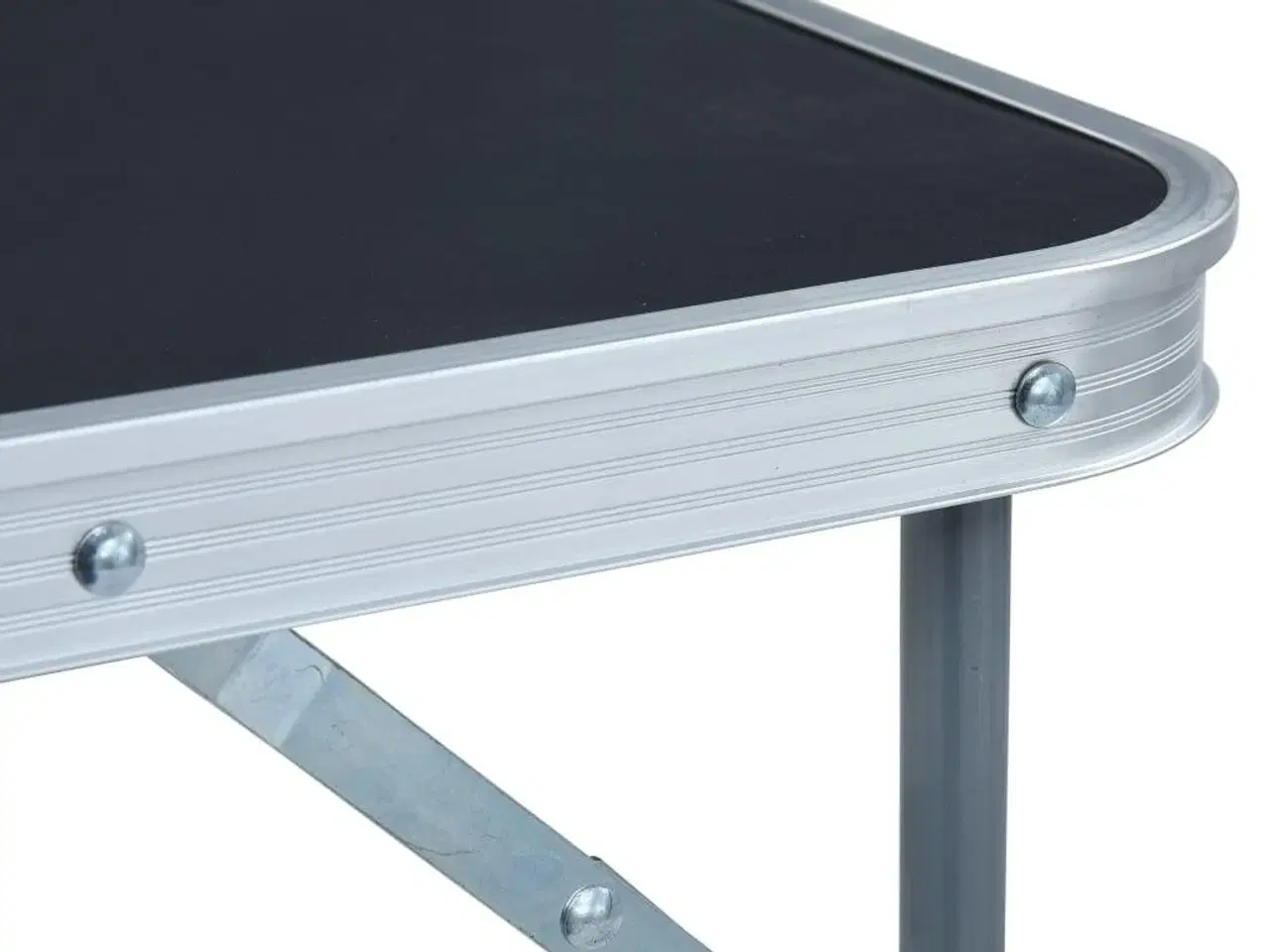 Billede 6 - Foldbart campingbord med metalstel 80 x 60 cm grå