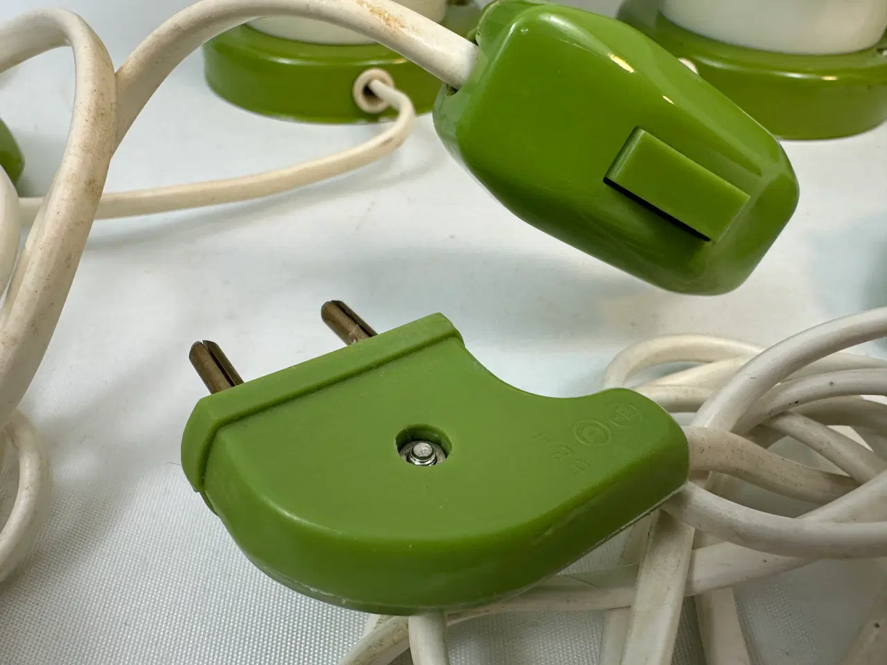 Billede 6 - 3 stk. grønne kuglelamper (retro)