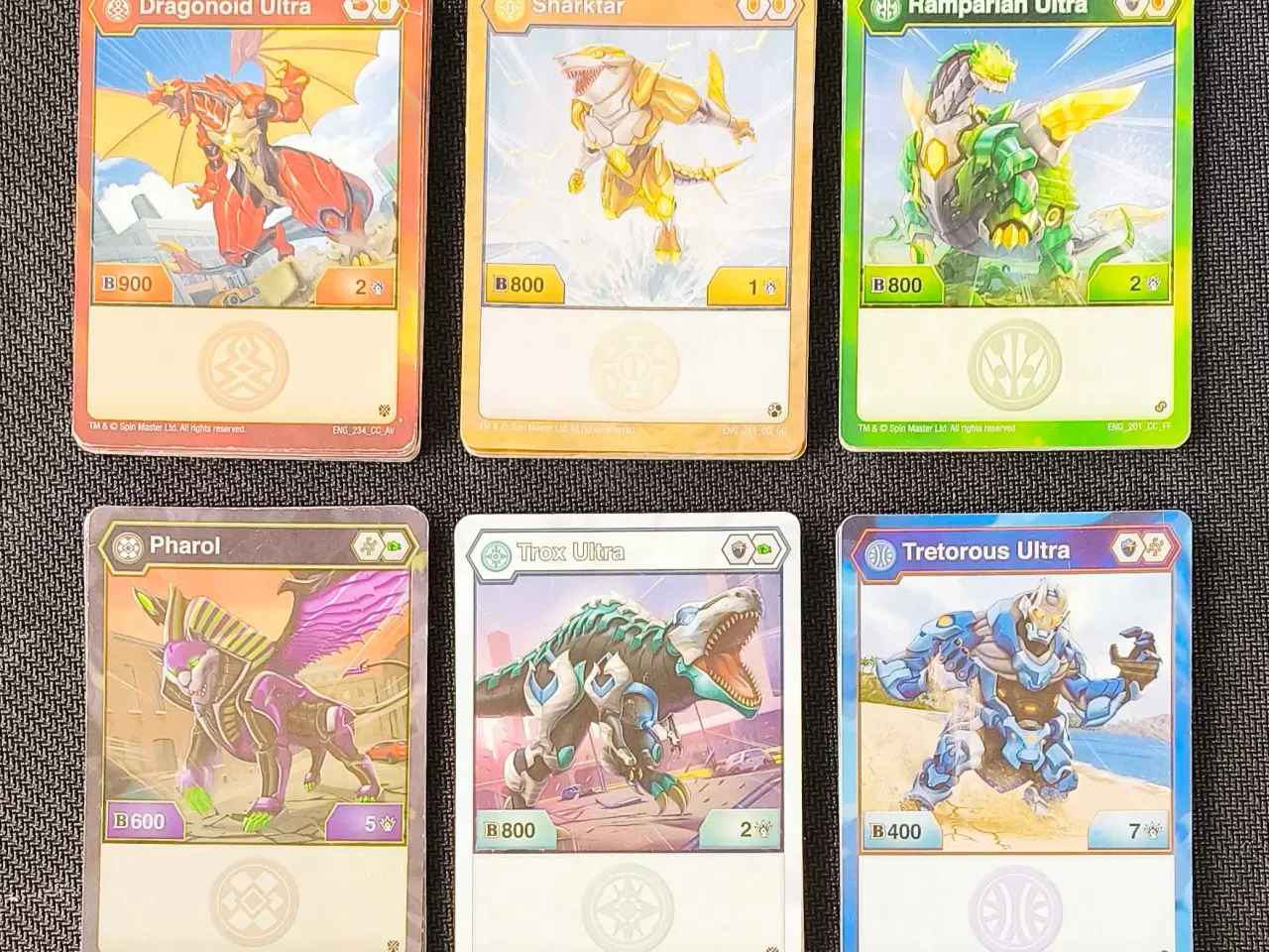 Billede 2 - Bakugan kort - Grå - 44 stk.